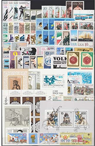 Goldhahn DDR Jahrgang 1988 postfrisch komplett Briefmarken für Sammler