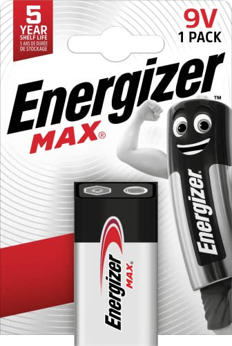 Energizer Batterie Max Alkaline 9V (E-Block/6LR61 1er-Packung)