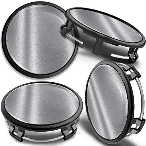 SkinoEu Nabendeckel 75mm kompatibel mit Mercedes 4er Set Nabenkappen cm 3