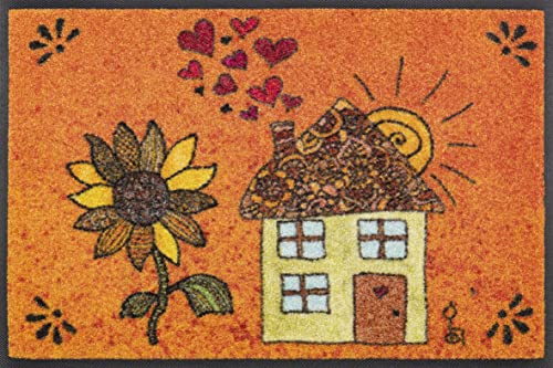 wash+Dry Fußmatte, Sonnenhaus 40x60cm, innen und außen, waschbar