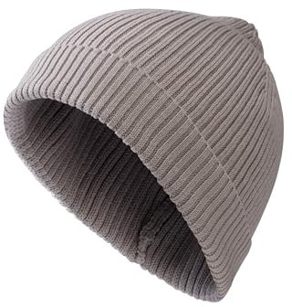 Sterntaler GOTS Strickmütze Rippe - Babymütze aus Baumwolle (Bio) mit Umschlag - anschmiegsame Unisex Beanie Mütze mit Rippenmuster - Baby und Kinder Übergangsmütze, lichtgrau, Größe 57