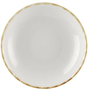 METRO Professional Plato hondo Ateo, porcelana, Ø 25 cm, beige, 4 unidades