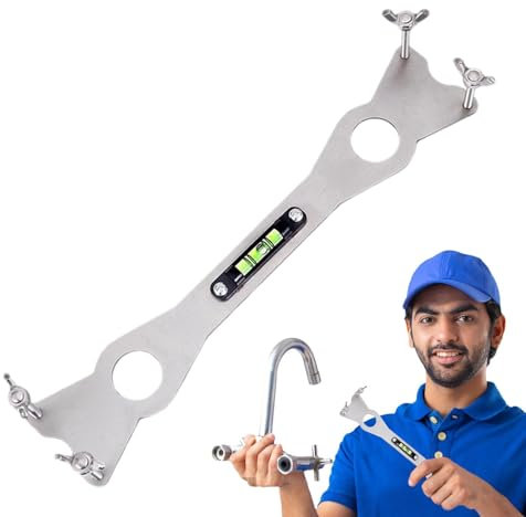 Clé de vidange de douche, clé hydraulique pour sous l'évier - Outil clé de lavabo en acier inoxydable pour plomberie | Outil de niveau, outil de robinet clé sous le l