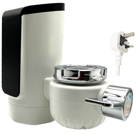 perfeclan Electric Hot Water Tap, Electric Water Heating, Kitchen Heating Tap Water Faucet for Kitchen, Bathroom
