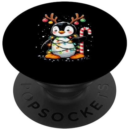 Weihnachtspinguin PopSockets Klebender PopGrip