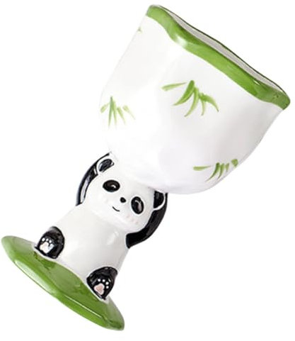 GLEAVI Dessertschale Mit Fuß Cartoon-panda Snackschale Eisschale Für Vorspeisen Obstschale Serviergeschirr Für Zuhause Und Partys