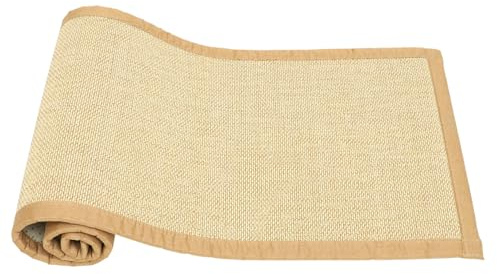 ULTECHNOVO Estera De Tatami Tejida De Bambú 50x150 Cm, Cojín para Suelo Estilo Japonés, Material Natural, Grueso 1.5 Cm, para Sala, Dormitorio y Picnic Portátil