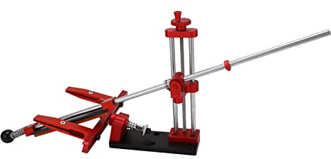 WALFRONT Affilacoltelli Regolabile Affilacoltelli Precisione, Robusto e Facile Veloce con Asta di Supporto in Acciaio Inossidabile, per di Affilatura Coltelli Professionale, Semplice
