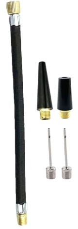 RCGOFOLLOW Aufblasbares Luftpumpen Düsenset, Fahrradventiladapter, Luftpumpen Nadelventilset, leichte tragbare Sportbälle, aufblasbares Spielzeug, Aufblasdüsenset, Sportbälle, 5 Stück