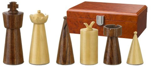 Philos 2230 - Schachfiguren Galba, Königshöhe 90 mm, doppelt gewichtet, in Figurenbox