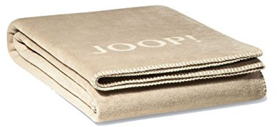 Joop! Wohndecke Uni-Doubleface - Sand-Pergament Größe: 150 x 200 cm