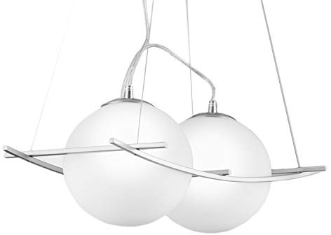 NEG Hängeleuchte DuoPalloni Deckenlampe 2 Kugeln, 18,0cm Durchmesser