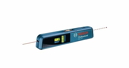BOSCH GLL 1 P 65 Ft Line and Point Laser, Includes 2 AA Batteries & Versatile Mount | VisiMax technology, Smart Pendulum System, 1/8 in. accuracy, contractors, stable mounting, surveying, construction, outdoor