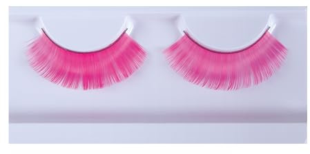 P'TIT CLOWN - Faux-Cils Auto-Adhésifs - Sans Colle - Facile à Mettre - Accessoire Maquillage Déguisement Carnaval, Cosplay, Halloween, Fêtes Costumées, Spectacle, Danse, Théâtre (Rose)