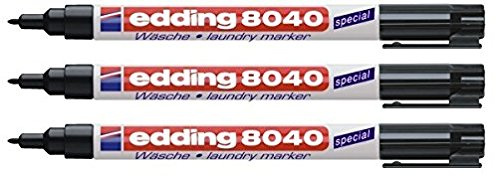 edding 8040 Wäschemarker 1 mm schwarz