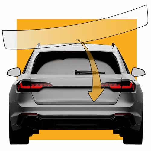 Lackschutzshop - Lámina protectora autoadhesiva para borde de carga (lámina para coche y lámina protectora) transparente 150 µm – Se adapta al 100 % a tipo de vehículo/coche.