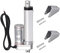AUTOUTLET Linearmotor Verstellantrieb Toröffner, Linear Actuator Motor DC 12V 750N 100mm 10mm/s, Elektro Zylinder Schubstangenmotor Gleichstrommotor mit 2X Halterung, für Auto Möbel usw, Silber