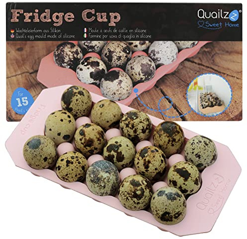 federgold® Fridge Cup Strawberry – Silikon Eierhalter für 15 Eier