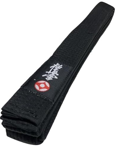 Budodrake Kyokushinkai Karate Gürtel (schwarz, 300)