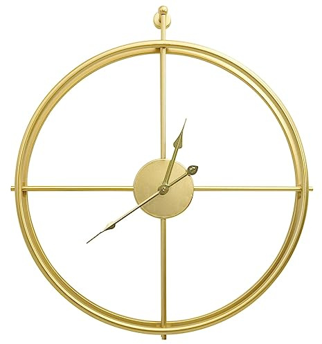 vidaXL Wanduhr 52cm Eisen Wohnzimmeruhr Bürouhr Küchenuhr Mehrere Auswahl