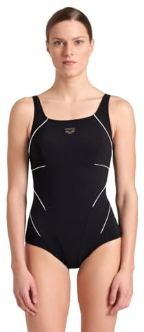 Arena Jewel Low R Maillot de Bain Une Pièce pour Femmes, Bonnet C, Maillot de Bain Amincissant Bodylift, Technologie Power Mesh, Tissus Sensibles Résistants au Chlore