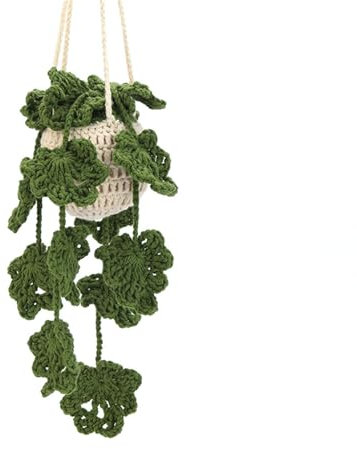 WASTEBIN Crochet Kits Hanging Potted Plant Crochet With Yarn Crochet Hooks Crochet Starter Kits For Beginners Adults