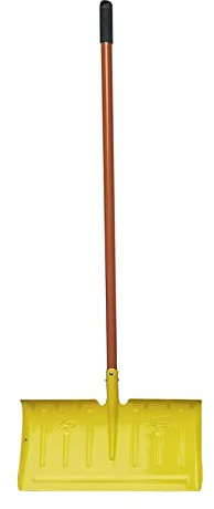 Pala da Neve con Ruote, Multifunzionale, Larghezza di Lavoro 74 cm / 100 cm, Altezza 42 cm, Altezza della Maniglia Regolabile, Adatta per vialetti, marciapiedi, pendenze, terrazze
