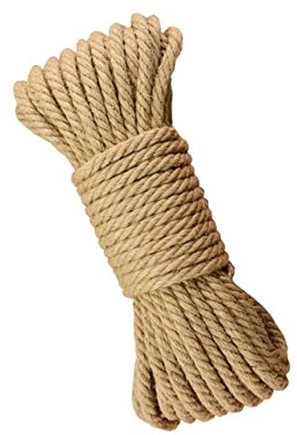 ANDRESLAD Decoración De Cuerda De Cáñamo Para Lámpara De Bricolaje Cuerda De Yute Gruesa Para Rascar Gatos y Gatitos Uso Decorativo