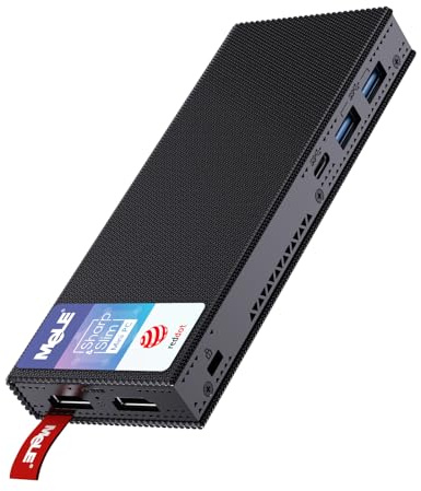 MeLE PCG02 Pro Lüfterloses PC-Stick N100 8GB 128GB, with Windows 11 Pro 4K HDMI