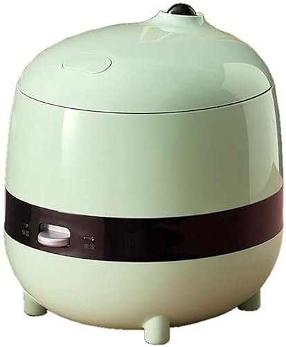Mini Cute Rice Cooker Household Non-Stick Rice Cooker One-Key Cooking And Automatic Heat Preservation for 1-2 People 1.2L-200W,Green