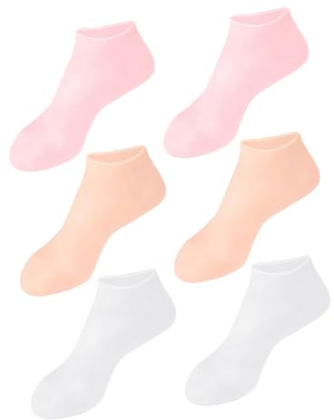SOPOTUTU 1paar Feuchtigkeitsspendende Socken Für Trockene Rissige Füße Anti-rutsch Fußpflege Mit Gel- Einheitliche Hautfarbe