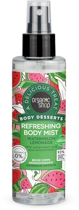 Organic Shop Body Desserts Brume Rafraîchissante pour le Corps Pastèque Limonade 200 ml