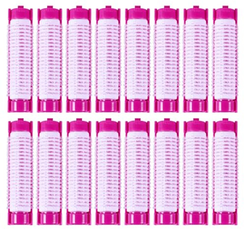 20pcs Purple Abs Hair Rollers for Natural Wavy Curl Styling | Portable DIY Home and Travel Use, Gentle on Strands, Spiral Curl Effect with Fluffy Finish