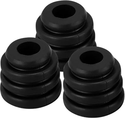 CONGARTENO 3 Stück Gummi Vibrationspads für Klimaanlagen Kompressor Stoßdämpfer Schalldämmend Witterungsbeständig Rutschfest für Außen und Innenbereich Installieren