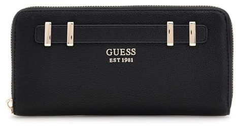GUESS Geldbörse Gregoria SLG Large Zip Around Wallet Black schwarz