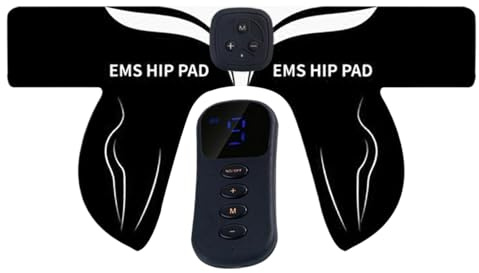 Entrenador de Cadera - Estimulador Muscular Electrónico de 6 Modos de 18 Niveles para Tonificar y Fortalecer los Músculos de la Cadera con Intensidad Ajustable, Ideal para Gimnasio en Casa, Fitness, P