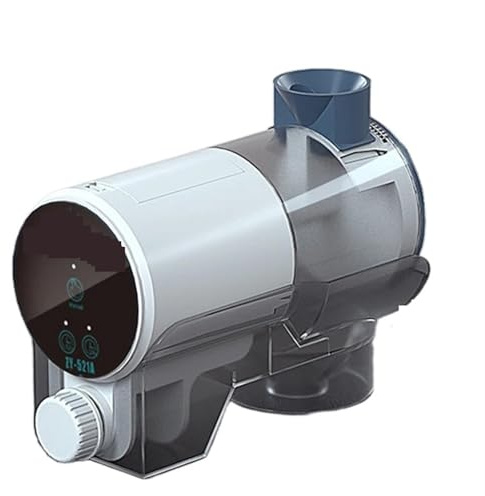 Alimentador automático de Peces de 200 ml, Gran Capacidad, dispensador de Alimentos Inteligente de Modo Dual con Temporizador for pecera de Acuario