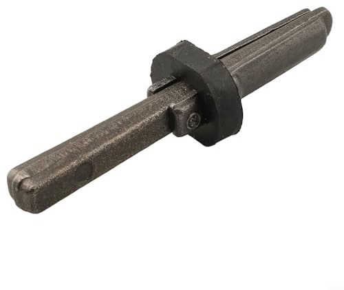 DAZZLEEX 125 x 12 mm Stahl Stein Spaltkeil und Unterlegscheibe Set Handwerkzeug zum Spalten von Hartgestein, Granit, Marmor, Beton, Basalt, Sandstein, Kalkstein, Schiefer, Gneis