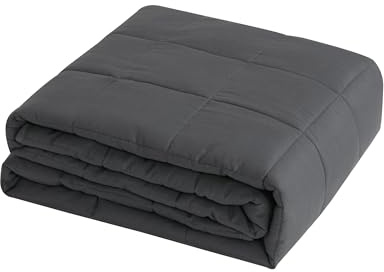 Good Nite Gewichtsdecke Erwachsene 4kg 125 X 150cm Anti Stress | Easy Sleep Decke Gefüllt Mit Hochdichten Glasperlen Für Schlafstörungen, Entspannt Den Körper, Grau