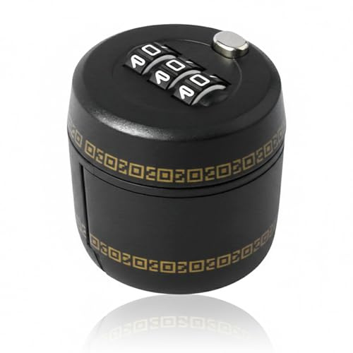 Gaomumu Wine Bottle Cap Combination Lock, Adjustable 3-Digit Password Security Stopper, Reusable Bottle Stoppers Vacuum Plug, for Wine, Whiskey, Champagne and Fits Most Bottles Sizes