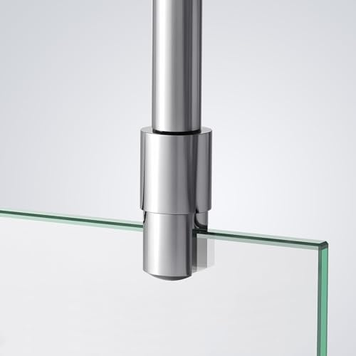 Barre de Stabilisation de Douche,Barre de Stabilisation en acier inoxydable 304 Longueur Fixe : 56,4 cm,Utilisé pour Paroi de Douche,Épaisseur du verre : 8 à 12mm