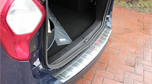 RECAMBO Stainless Steel Rear Bumper Protector compatible with Dacia Lodgy 2012 onwards hochglanz poliert, Chrom Look, Stainless steel, Polished finish, Chrome look, Scratch protection, Styling trim