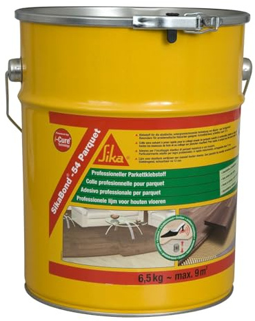Sika SikaBond 54 Parquet Wood Floor Adhesive, 6.5kg