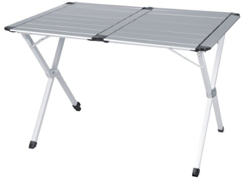 High Peak Tisch Camping Klapptisch Olvera, Silber, ., 44188