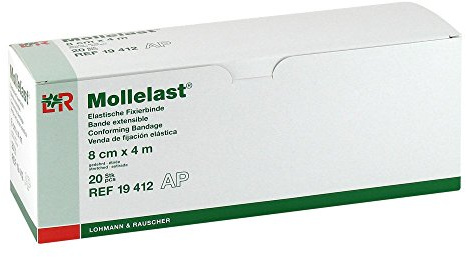 Mollelast 8cmx4m weiss 20 stk