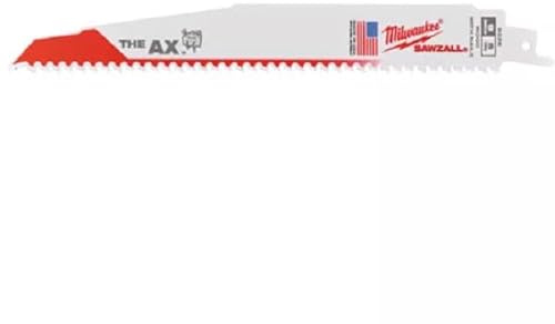 MILWAUKEE - Lame de scie sabre L/Pas: 230x5mm (Bois clouté) AX - 5 pièces - 48005026