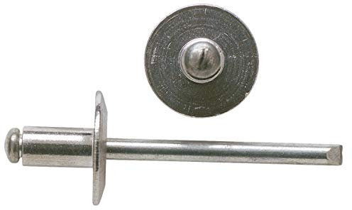 Bralo - Remache aluminio/acero ancha diámetro 4,8x16mm/diámetro 14mm