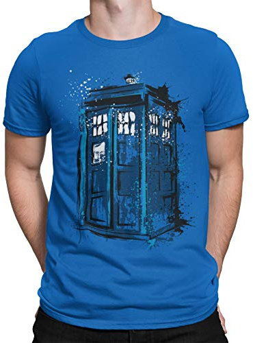 Camisetas La Colmena 308-Time And Space (Dr.Monekers) (Royal L)