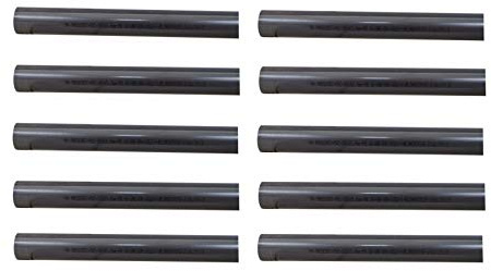 well2wellness® PVC Rohr 50mm PVC Druckrohr 50mm 10 bar - 10 x 1 Meter