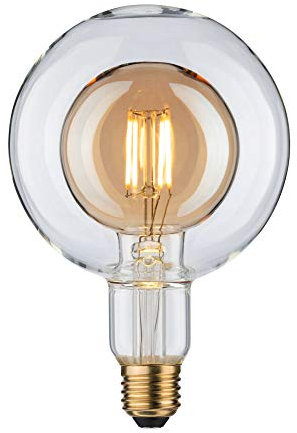 Paulmann 28765 LED Lampe Inner Shape G125 Globe 4W dimmbar Leuchtmittel Gold effizientes Licht Warmweiß 2700K E27